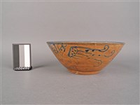 青花雞公紋碗藏品圖，第1張