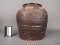 褐釉陶缸藏品圖，第1張