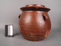 赤釉豬油壺藏品圖，第1張