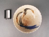 彩繪椰樹碗藏品圖，第1張