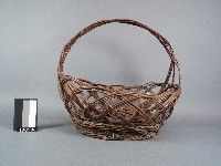 芒枝編提籃藏品圖，第1張