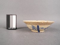 青花葉紋碗藏品圖，第1張