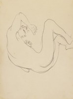 裸體速寫原子筆素描藏品圖，第1張