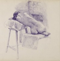 原子筆素描藏品圖，第1張