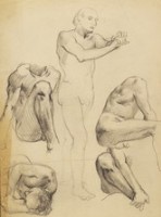 素描 人體素描藏品圖，第1張