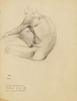 素描 人體素描藏品圖，第1張