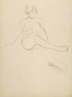 素描 人體素描藏品圖，第1張