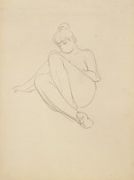 素描 人體素描藏品圖，第1張