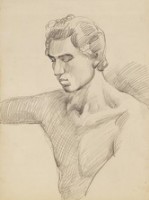 素描 男體素描藏品圖，第1張