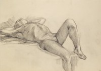 素描 人體素描藏品圖，第1張