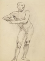 素描 男體素描藏品圖，第1張