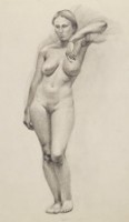 素描女體素描藏品圖，第1張