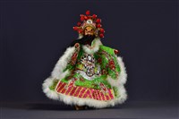 布袋戲偶（關公頭）藏品圖，第1張