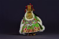 布袋戲偶（關公頭）藏品圖，第2張