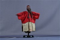 布袋戲偶（紅斜目奸）藏品圖，第1張