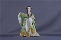 布袋戲偶（雙髻旦）藏品圖，第1張