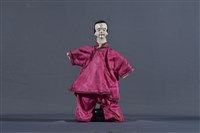 布袋戲偶（大頭旦）藏品圖，第1張