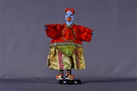 布袋戲偶（雷公頭）藏品圖，第1張