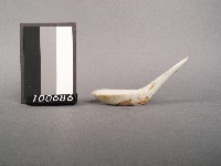 藍釉壽字湯匙藏品圖，第2張