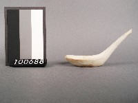 赤釉壽字湯匙藏品圖，第2張