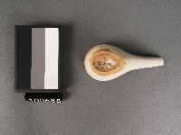 赤釉壽字湯匙藏品圖，第3張