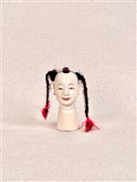 布袋偶頭（花童）藏品圖，第1張