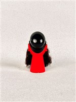 布袋偶頭（紅大花）藏品圖，第2張