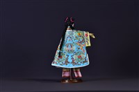 布袋戲偶（雙髻旦）藏品圖，第2張