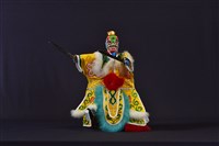 布袋戲偶（仙頭青虎仔）藏品圖，第1張