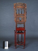 金木雕臉盆架藏品圖，第2張