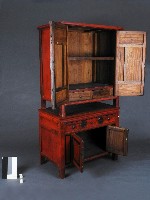 朱漆上下櫃藏品圖，第2張