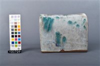 綠釉斑點紋枕頭藏品圖，第4張