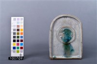 綠釉斑點紋枕頭藏品圖，第5張