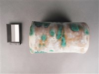 綠釉斑點紋枕頭藏品圖，第7張