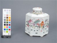 粉彩人物茶葉罐藏品圖，第1張