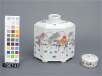粉彩人物茶葉罐藏品圖，第3張