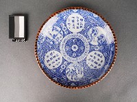 藍釉印花文字盤藏品圖，第1張