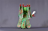 布袋戲偶〈關公頭〉藏品圖，第2張