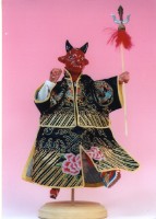 布袋戲偶（牛頭）藏品圖，第1張