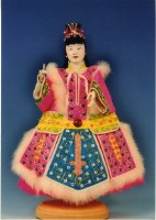 布袋戲偶（武旦）藏品圖，第1張