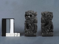 台灣石雕門獅座藏品圖，第2張