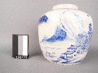 青花山水罐藏品圖，第1張