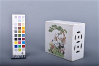 彩色印花松鶴紋瓷枕藏品圖，第3張