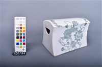 印花獅紋瓷枕藏品圖，第1張