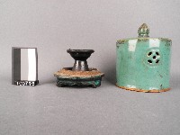 綠釉油燈藏品圖，第3張