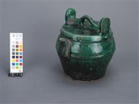 綠釉雙耳茶壺藏品圖，第1張