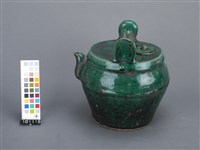 綠釉雙耳茶壺藏品圖，第2張