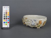 貼花毛蟹紋水仙盤藏品圖，第2張
