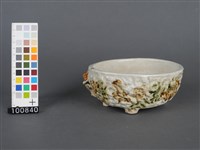 貼花毛蟹紋水仙盤藏品圖，第3張