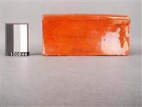 赤釉陶枕藏品圖，第3張